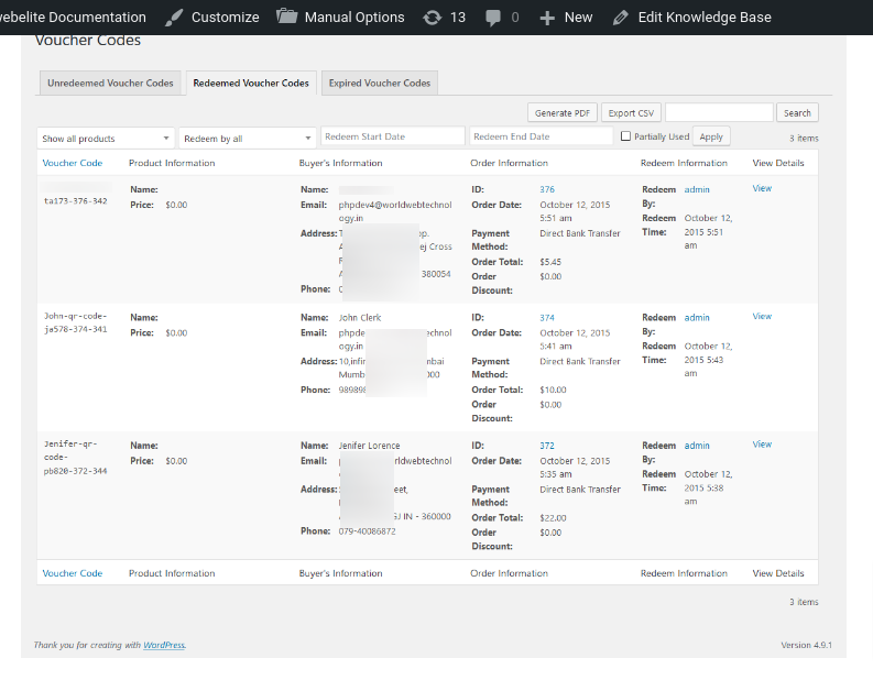 WooCommerce PDF Vouchers Setup Docs | WPWeb Documentation