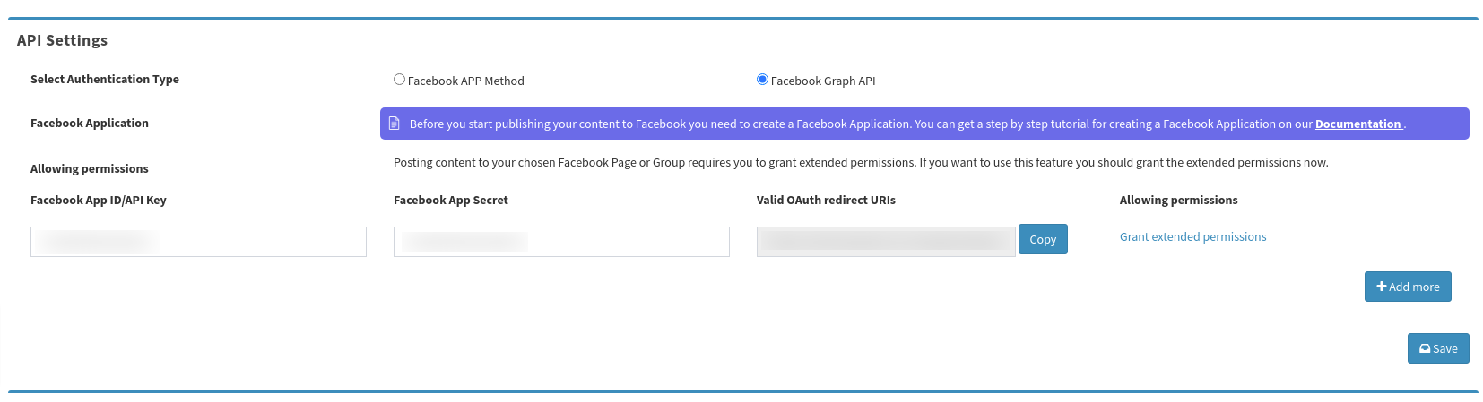Social Network Configuration - WPWeb Documentation
